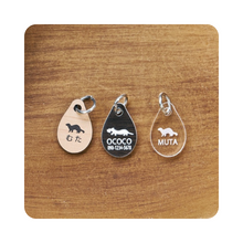 画像をギャラリービューアに読み込む, 迷子札 しずく