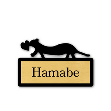 画像をギャラリービューアに読み込む, ミニ表札 フェレットハート